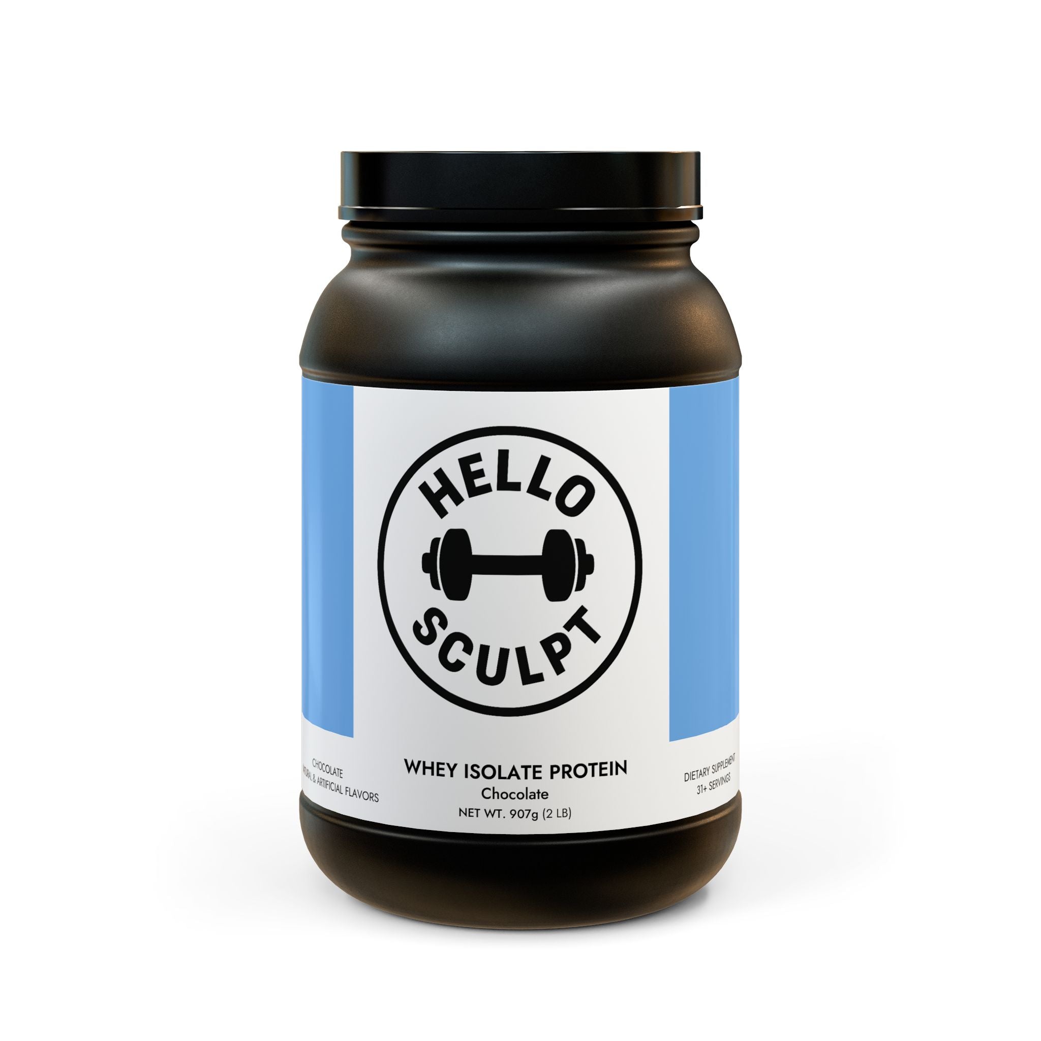 Whey Isolate Protein Supplement (907g, 2lb)(Halal) Printify