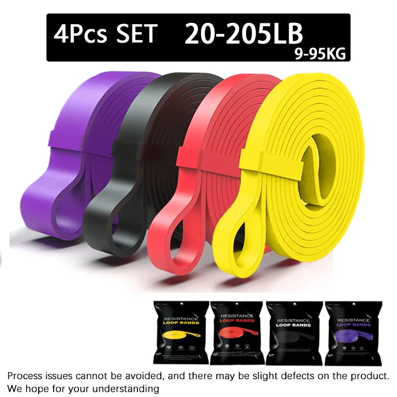 20~230lbs Heavy-Duty Resistance Band Agility Training Workout Gym Equipment Yoga Pilates Accessories Rubber Band Home Gym Hello Sculpt